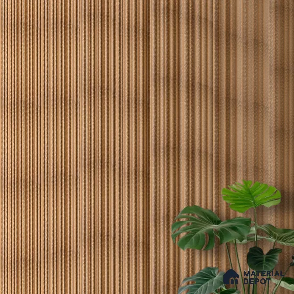 Brown Plain Colour Look Charcoal Louver/Panel 9.5 ft x 7.8 inch - 6 mm | Ideal for Feature Wall, Living Room, Bedroom, Home, TV Unit | PN 07032