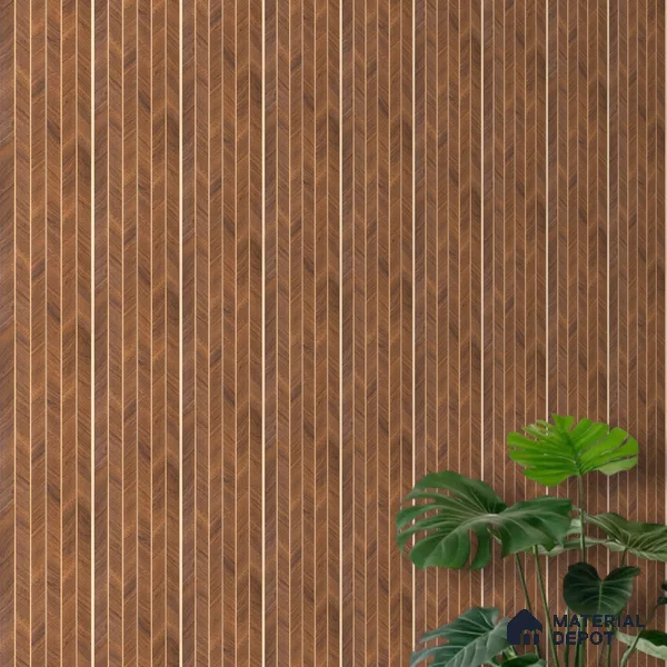 Wooden Look PN 07043 9.5 ft x 7.8 inch Charcoal Panel - 6 mm | Suitable for Feature Wall, TV Unit & Living Room | Width is Subjected to 5% Variation