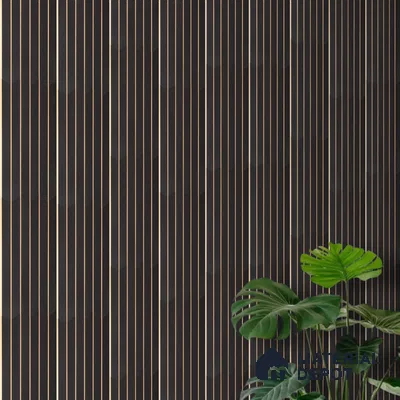 Wenge Brown Patterned Look PN 07044 9.5 ft x 7.8 inch Charcoal Panel - 6 mm | Suitable for Feature Wall, TV Unit & Living Room | Width is Subjected to 5% Variation