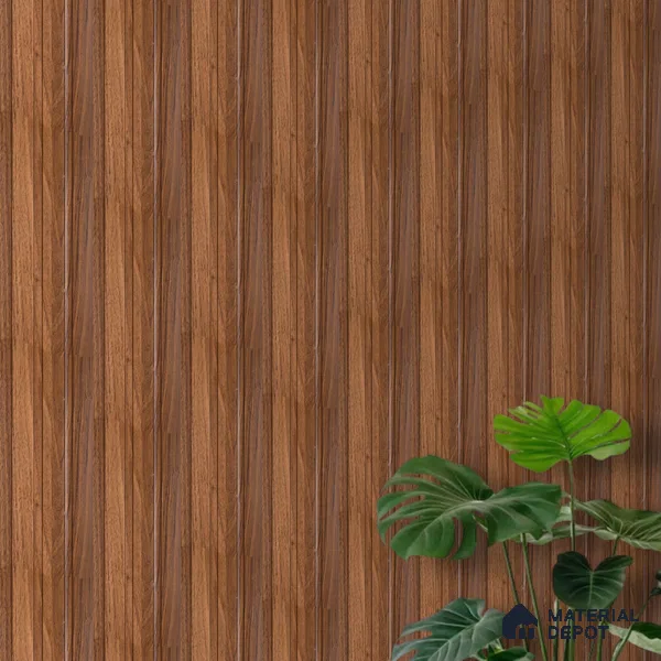 Wooden Look PN 07060 9.5 ft x 4.6 inch Charcoal Panel - 8 mm | Suitable for Feature Wall, TV Unit & Living Room | Width is Subjected to 5% Variation