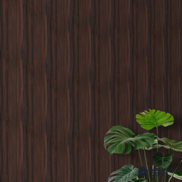 Wooden Look PN 07061 9.5 ft x 4.6 inch Charcoal Panel - 8 mm | Suitable for Feature Wall, TV Unit & Living Room | Width is Subjected to 5% Variation