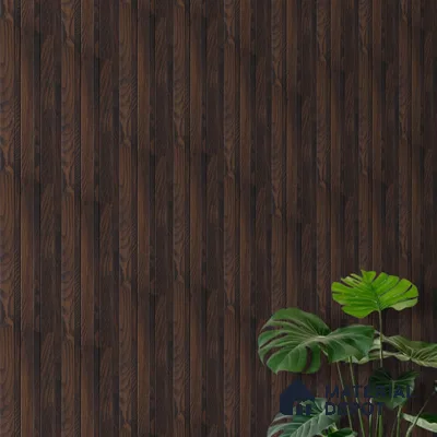 Wooden Look PN 07063 9.5 ft x 4.6 inch Charcoal Panel - 8 mm | Suitable for Feature Wall, TV Unit & Living Room | Width is Subjected to 5% Variation