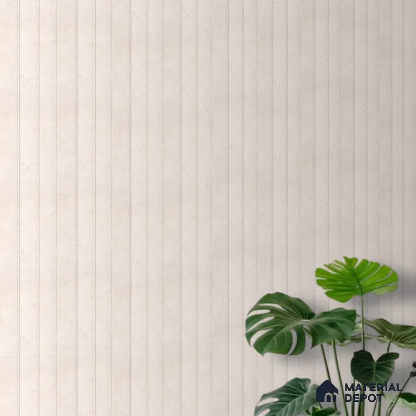Almond Cream Marble Look PN 07064 9.5 ft x 9.8 inch Charcoal Panel - 10 mm | Suitable for Feature Wall, TV Unit & Living Room | Width is Subjected to 5% Variation