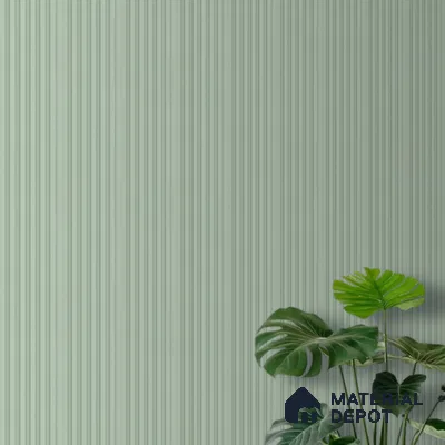 Green Plain Colour Look Charcoal Louver/Panel 9.5 ft x 4.9 inch - 10 mm | Ideal for Feature Wall, Living Room, Bedroom, Home, TV Unit | PN 07073