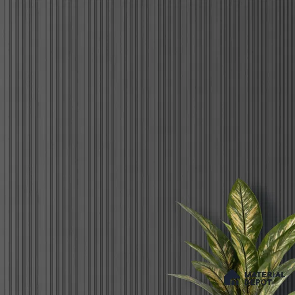 Graphite Grey Plain Colour Look PN 07077 9.5 ft x 4.9 inch Charcoal Panel - 10 mm | Suitable for Feature Wall, TV Unit & Living Room | Width is Subjected to 5% Variation