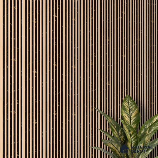 Black Marble Look Charcoal Louver/Panel 10 ft x 5 inch - 6 mm | Ideal for Feature Wall, Living Room, Bedroom, Home, TV Unit | PN 07088
