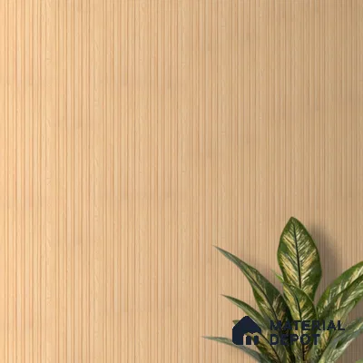 Beige Wooden Look Charcoal Louver/Panel 10 ft x 5 inch - 6 mm | Ideal for Feature Wall, Living Room, Bedroom, Home, TV Unit | PN 07097