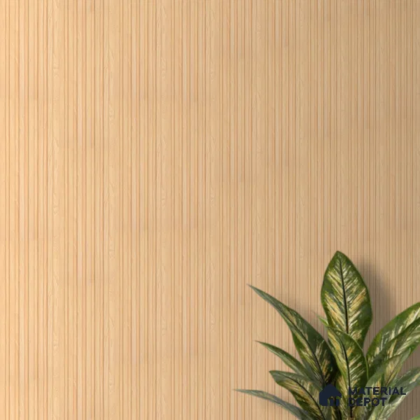 Beige Wooden Look Charcoal Louver/Panel 10 ft x 5 inch - 6 mm | Ideal for Feature Wall, Living Room, Bedroom, Home, TV Unit | PN 07097