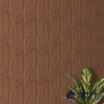 Brown Wooden Look Charcoal Louver/Panel 10 ft x 5 inch - 6 mm | Ideal for Feature Wall, Living Room, Bedroom, Home, TV Unit | PN 07102