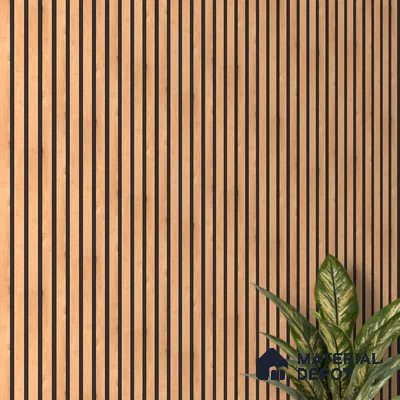 Brown Wooden Look Charcoal Louver/Panel 9.5 ft x 6 inch - 6 mm | Ideal for Feature Wall, Living Room, Bedroom, Home, TV Unit | PN 07127