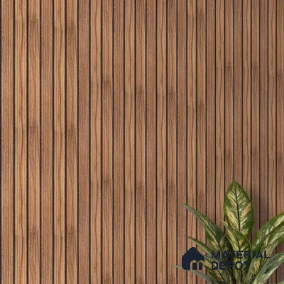 Wooden Look PN 07137 9.5 ft x 6 inch Charcoal Panel - 6 mm | Suitable for Feature Wall, TV Unit & Living Room | Width is Subjected to 5% Variation