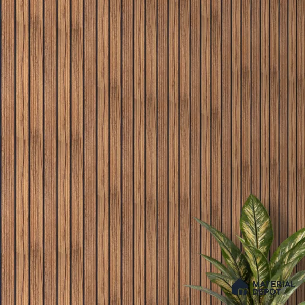 Wooden Look PN 07137 9.5 ft x 6 inch Charcoal Panel - 6 mm | Suitable for Feature Wall, TV Unit & Living Room | Width is Subjected to 5% Variation