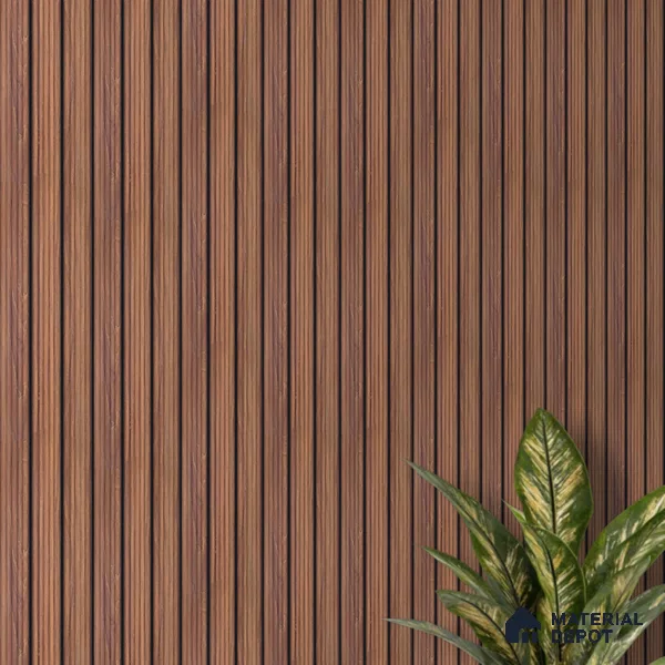 Brown Wooden Look Charcoal Louver/Panel 9.5 ft x 6 inch - 6 mm | Ideal for Feature Wall, Living Room, Bedroom, Home, TV Unit | PN 07138