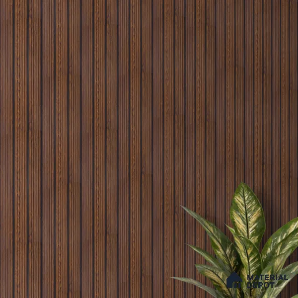 Wooden Look PN 07139 9.5 ft x 6 inch Charcoal Panel - 6 mm | Suitable for Feature Wall, TV Unit & Living Room | Width is Subjected to 5% Variation