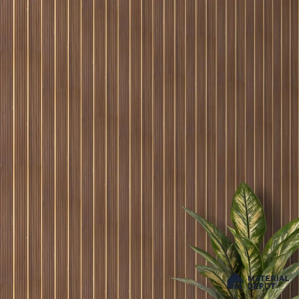 Wooden Look PN 07141 9.5 ft x 6 inch Charcoal Panel - 6 mm | Suitable for Feature Wall, TV Unit & Living Room | Width is Subjected to 5% Variation