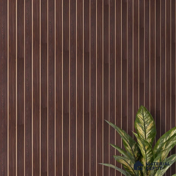 Wooden Look PN 07144 9.5 ft x 6 inch Charcoal Panel - 6 mm | Suitable for Feature Wall, TV Unit & Living Room | Width is Subjected to 5% Variation