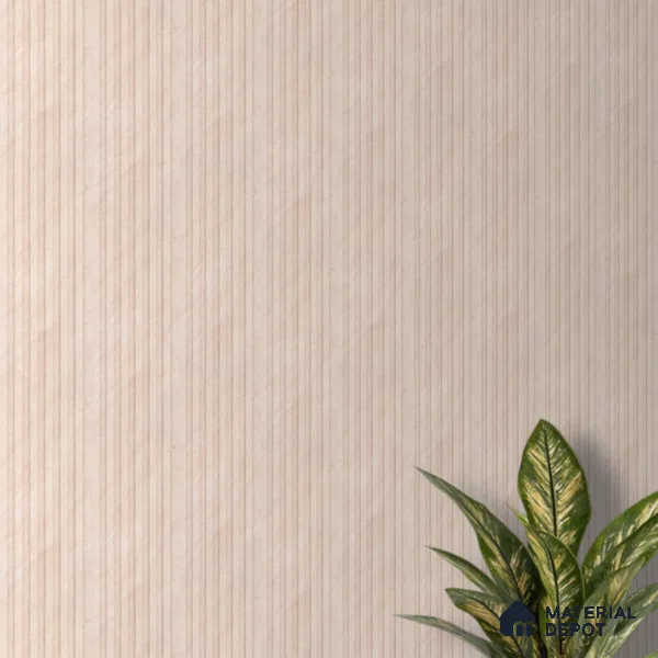 Beige Stone Look Charcoal Louver/Panel 9.5 ft x 4.7 inch - 11 mm | Ideal for Feature Wall, Living Room, Bedroom, Home, TV Unit | PN 07154