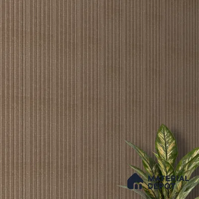 Mocha Brown Fabric Look PN 07156 9.5 ft x 4.7 inch Charcoal Panel - 11 mm | Suitable for Feature Wall, TV Unit & Living Room | Width is Subjected to 5% Variation