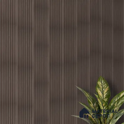 Brown Wooden Look Charcoal Louver/Panel 9.5 ft x 4.7 inch - 11 mm | Ideal for Feature Wall, Living Room, Bedroom, Home, TV Unit | PN 07161