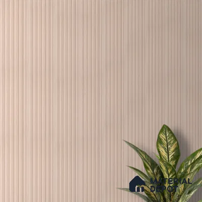Cappuccino Beige Fabric Look PN 07167 9.5 ft x 4.7 inch Charcoal Panel - 11 mm | Suitable for Feature Wall, TV Unit & Living Room | Width is Subjected to 5% Variation