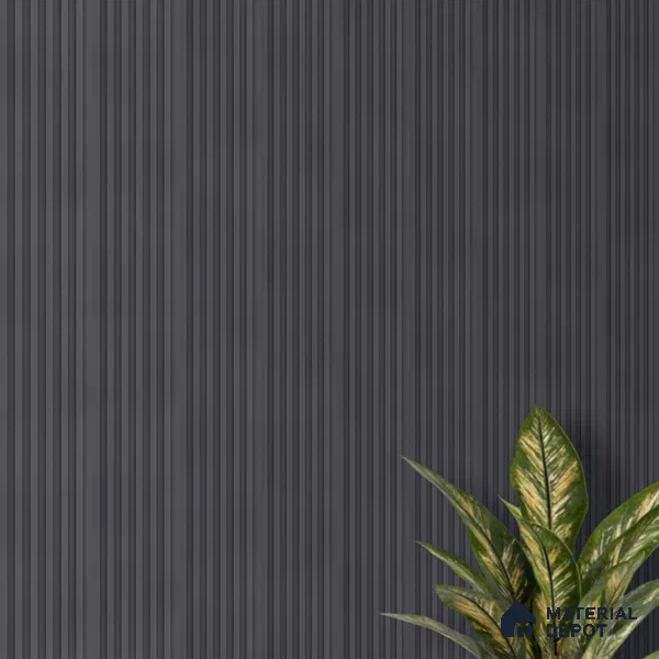Graphite Grey Plain Colour Look PN 07170 9.5 ft x 4.7 inch Charcoal Panel - 11 mm | Suitable for Feature Wall, TV Unit & Living Room | Width is Subjected to 5% Variation