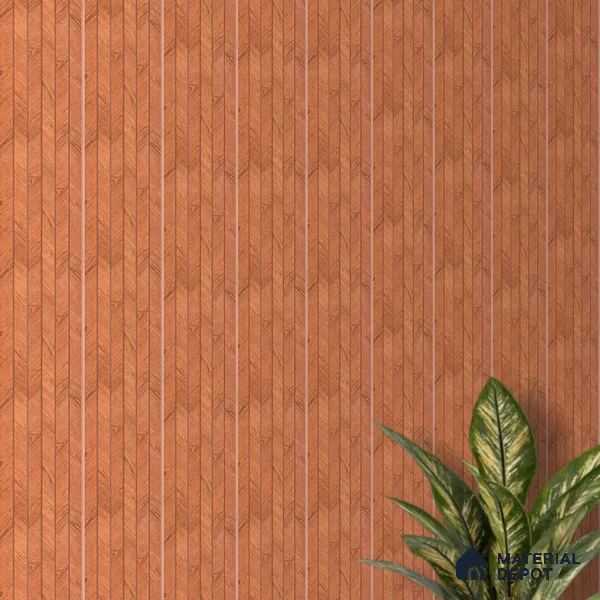 PN 07379 Marble Look Louver 8 ft x 0.8 ft Texture Finish  - 10 mm | Suitable for Feature Wall, TV Unit & Living Room
