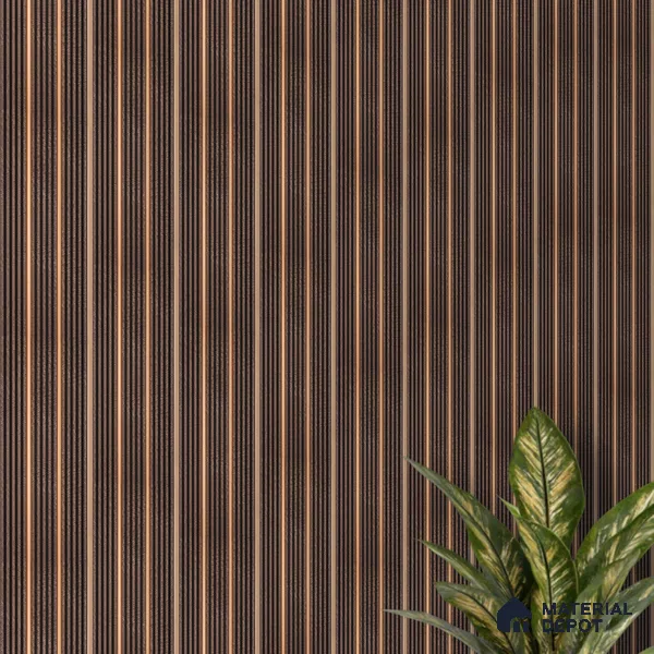 Cappucino Brown Patterned Look PN 07446 8 ft x 4.8 inch PVC Panel - 10 mm | Suitable for Living Room, Bedroom & Office | Width is Subjected to 5% Variation