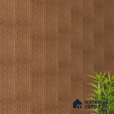 Mud Brown Stone Look PN 07470 8 ft x 4.8 inch PVC Panel - 10 mm | Suitable for Living Room, Bedroom & Office | Width is Subjected to 5% Variation