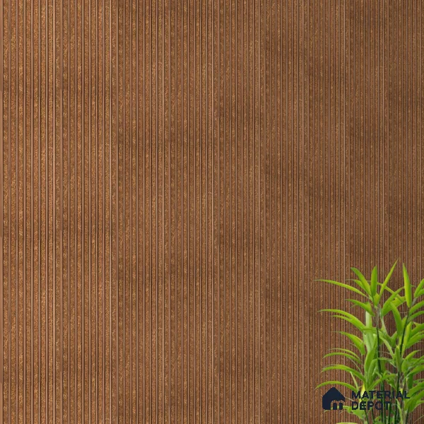 Mud Brown Stone Look PN 07470 8 ft x 4.8 inch PVC Panel - 10 mm | Suitable for Living Room, Bedroom & Office | Width is Subjected to 5% Variation