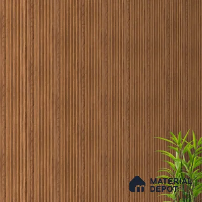 Wooden Look PN 07487 8 ft x 4.8 inch PVC Panel - 10 mm | Suitable for Living Room, Bedroom & Office | Width is Subjected to 5% Variation