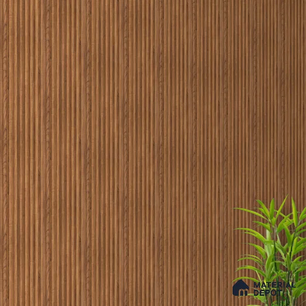 Wooden Look PN 07487 8 ft x 4.8 inch PVC Panel - 10 mm | Suitable for Living Room, Bedroom & Office | Width is Subjected to 5% Variation