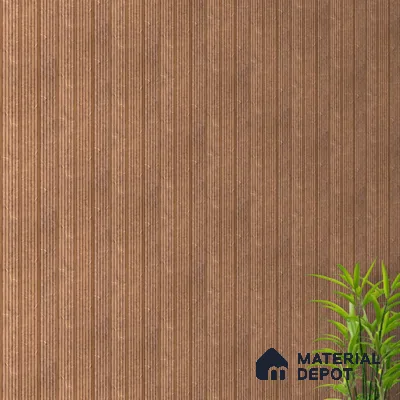 PN 07502 Marble Look Louver 8 ft x 0.5 ft Texture Finish  - 10 mm | Suitable for Feature Wall, TV Unit & Living Room