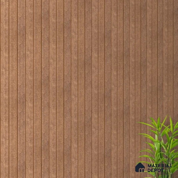 PN 07502 Marble Look Louver 8 ft x 0.5 ft Texture Finish  - 10 mm | Suitable for Feature Wall, TV Unit & Living Room