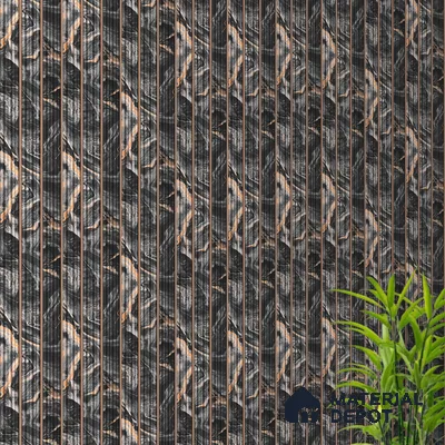 Wenge Brown Marble Look PN 07507 8 ft x 6 inch PVC Panel - 10 mm | Suitable for Living Room, Bedroom & Office | Width is Subjected to 5% Variation