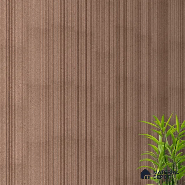 Brown Stone Look Charcoal Louver/Panel 9.5 ft x 5 inch - 12 mm | Ideal for Feature Wall, Living Room, Bedroom, Home, TV Unit | PN 07596
