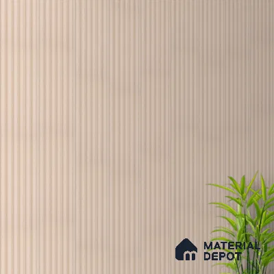 Grey Fabric Look Charcoal Louver/Panel 9.5 ft x 5 inch - 12 mm | Ideal for Feature Wall, Living Room, Bedroom, Home, TV Unit | PN 07601