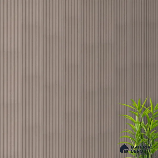 Basalt Grey Plain Colour Look PN 07604 9.5 ft x 4.9 inch Charcoal Panel - 12 mm | Suitable for Feature Wall, TV Unit & Living Room | Width is Subjected to 5% Variation