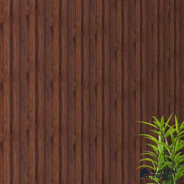 Wooden Look PN 07689 9.1 ft x 4.9 inch Charcoal Panel - 12 mm | Suitable for Living Room, Bedroom & TV Cabinet | Width is Subjected to 5% Variation