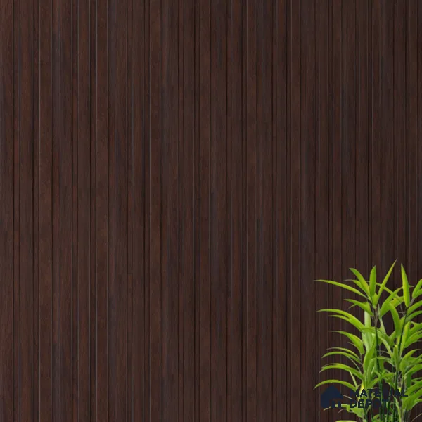 Wooden Look PN 07692 9.1 ft x 4.9 inch Charcoal Panel - 12 mm | Suitable for Living Room, Bedroom & TV Cabinet | Width is Subjected to 5% Variation