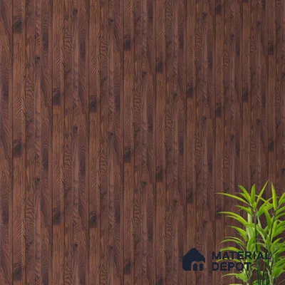 Wooden Look PN 07693 9.1 ft x 4.9 inch Charcoal Panel - 12 mm | Suitable for Living Room, Bedroom & TV Cabinet | Width is Subjected to 5% Variation
