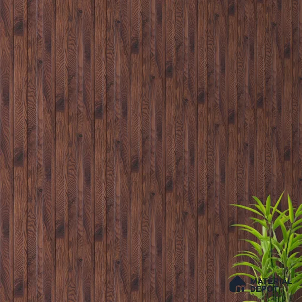 Wooden Look PN 07693 9.1 ft x 4.9 inch Charcoal Panel - 12 mm | Suitable for Living Room, Bedroom & TV Cabinet | Width is Subjected to 5% Variation
