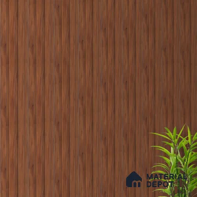 Wooden Look PN 07694 9.1 ft x 4.9 inch Charcoal Panel - 12 mm | Suitable for Living Room, Bedroom & TV Cabinet | Width is Subjected to 5% Variation