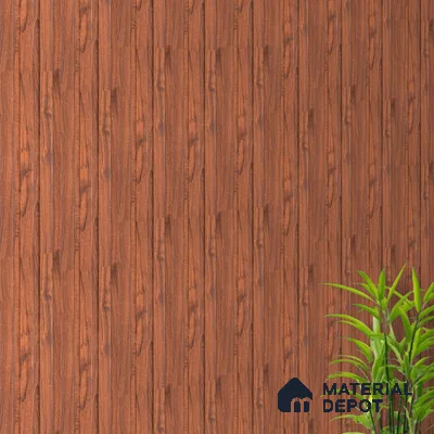 Wooden Look PN 07697 9.1 ft x 4.9 inch Charcoal Panel - 12 mm | Suitable for Living Room, Bedroom & TV Cabinet | Width is Subjected to 5% Variation