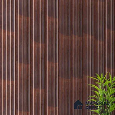 Wooden Look PN 07707 9.1 ft x 4.9 inch Charcoal Panel - 12 mm | Suitable for Living Room, Bedroom & TV Cabinet | Width is Subjected to 5% Variation