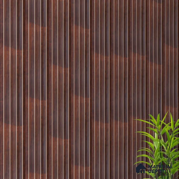 Wooden Look PN 07707 9.1 ft x 4.9 inch Charcoal Panel - 12 mm | Suitable for Living Room, Bedroom & TV Cabinet | Width is Subjected to 5% Variation