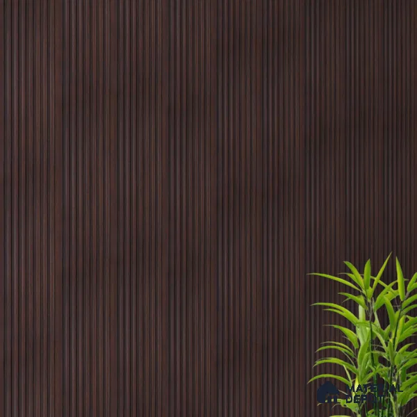 Wooden Look PN 07713 9.1 ft x 4.9 inch Charcoal Panel - 12 mm | Suitable for Living Room, Bedroom & TV Cabinet | Width is Subjected to 5% Variation