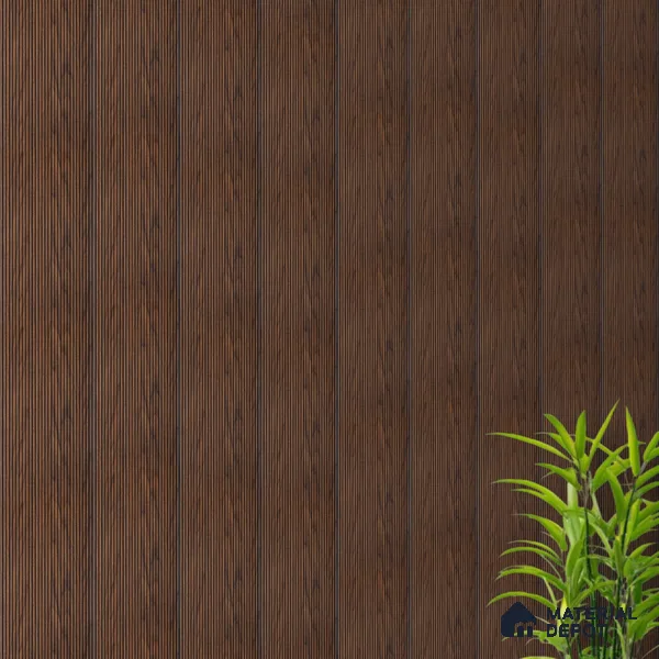 Wooden Look PN 07795 8 ft x 7.8 inch Charcoal Panel - 6 mm | Suitable for Living Room, Bedroom & Office | Width is Subjected to 5% Variation