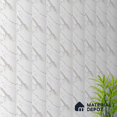 Dove Grey Marble Look PN 07816 8 ft x 7.8 inch Charcoal Panel - 6 mm | Suitable for Living Room, Bedroom & Office | Width is Subjected to 5% Variation