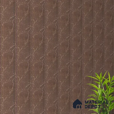 Cappucino Brown Marble Look PN 07820 8 ft x 7.8 inch Charcoal Panel - 6 mm | Suitable for Living Room, Bedroom & Office | Width is Subjected to 5% Variation