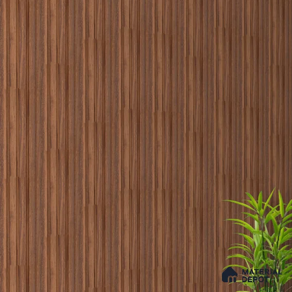 Wooden Look PN 07870 9.5 ft x 4.9 inch Charcoal Panel - 11 mm | Suitable for Feature Wall, Living Room & Bedroom | Width is Subjected to 5% Variation